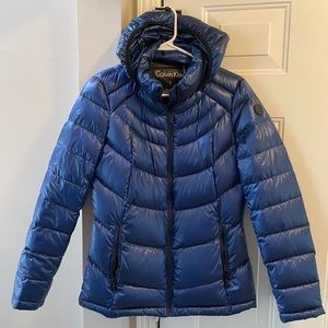 Calvin Klein Hooded Puffer Jacket - Packable!